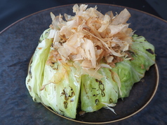 キャベツの炭焼き