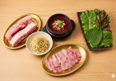 麻布十番 豚とんびょうしのコース写真