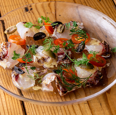 新鮮真鯛のカルパッチョ