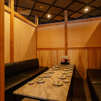 個室も完備♪広々した店内は女子会、貸切など多彩に！！