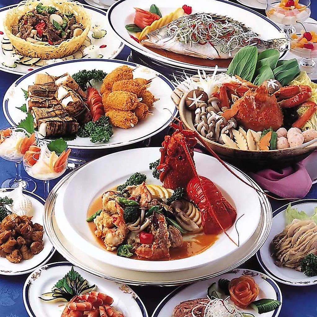 豪華中華コース各種で先輩、上司も納得の内容に！