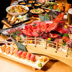 厳選まぐろと創作和食×3時間飲み放題 個室居酒屋　海王　神田店特集写真1