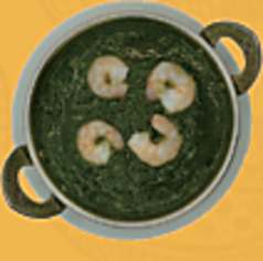 【PRAWN】ほうれん草エビカレー