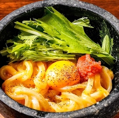 明太カルボうどん