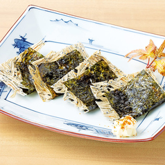 たたみいわし寿司海苔添え