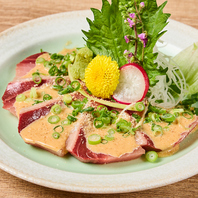 料理長が特選した素材を使用するお料理は絶品◎