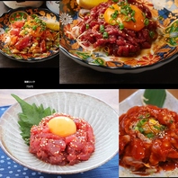 【一品料理】素材の旨みを感じるユッケ◎