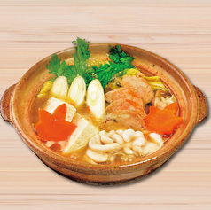 真鱈 白子とあん肝の味噌鍋の写真