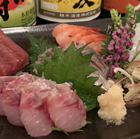 海の幸と日本酒で一杯