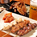 「串to煮込み　しゅうらく」の自慢は何といっても美味しい串焼きです♪価格もリーズナブルでうれしい