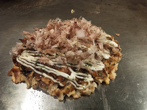 こだわりの磯野製麺の生麺を使用した絶品広島焼きは一度食べたら病みつきに☆