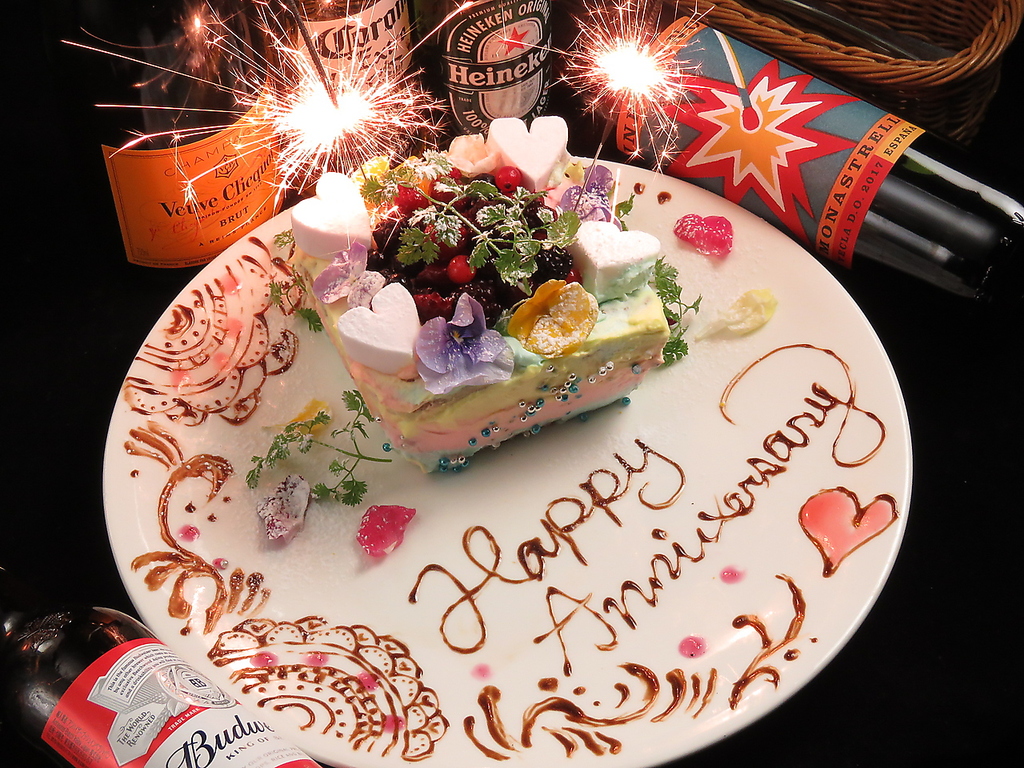 全力で誕生日、記念日のお手伝いをさせていただきます♪