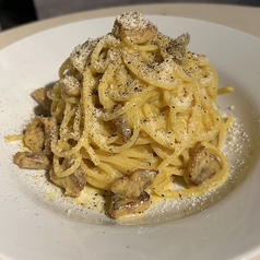 自家製ベーコンのカルボナーラ