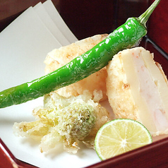 <京都樫原産＞白子筍の挟み揚げ