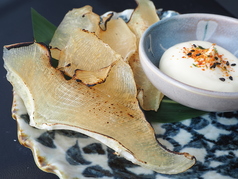 エイヒレの炙り炭焼き