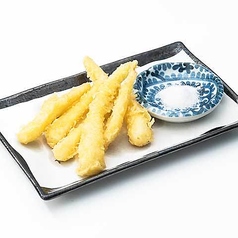 島らっきょうの天ぷら
