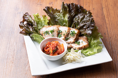 ポッサム(ゆで豚のレタス包み)