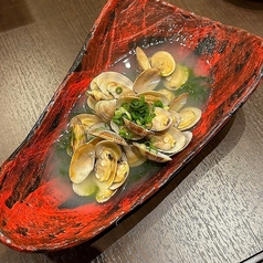 アサリと生あおさの酒蒸し