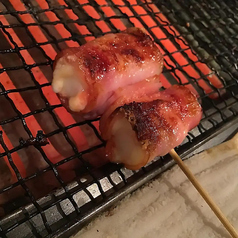 トッポギ・チーズ・明太子のベーコン巻き 焼