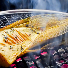 <京都樫原産＞白子筍の炭焼