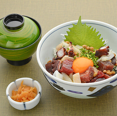海鮮納豆丼