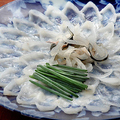 料理メニュー写真&nbsp;とらふぐ刺し