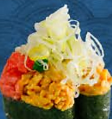 ねぎ増し まぐろ納豆軍艦