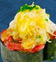 ねぎ増し ほほ肉塩ユッケ軍艦