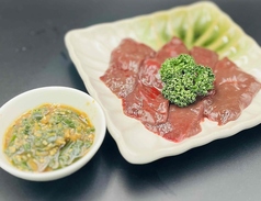 ニラだれ牛レバー
