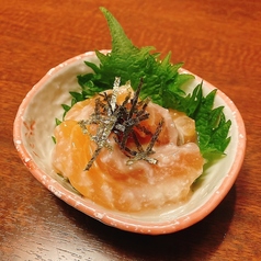 自家製サーモンの塩辛