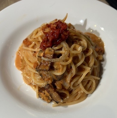 チャンジャクリームパスタ