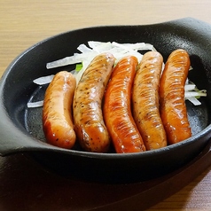 ウィンナー鉄板焼