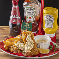 ビールとの相性◎素材の味を活かすフィッシュ&チップス