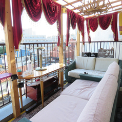 【防寒テラス席】2名様から貸切可◎最大7名までご利用可能です！他のお客様と別空間の完全個室！