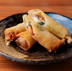 うなチーズ春巻き