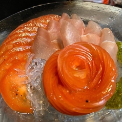 フレッシュトマトと生ハムのカルパッチョ