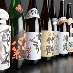 こだわりある日本酒を種類豊富に取り揃えております。逸品料理とご一緒にぜひご賞味ください。