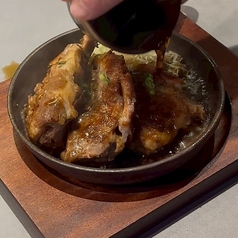 鉄板乗せ焼きトロ豚