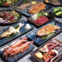 全6品飲み放題付5500円(税込)個室・座敷で馬刺しを堪能