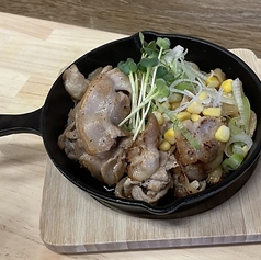 鉄板 豚バラ焼肉