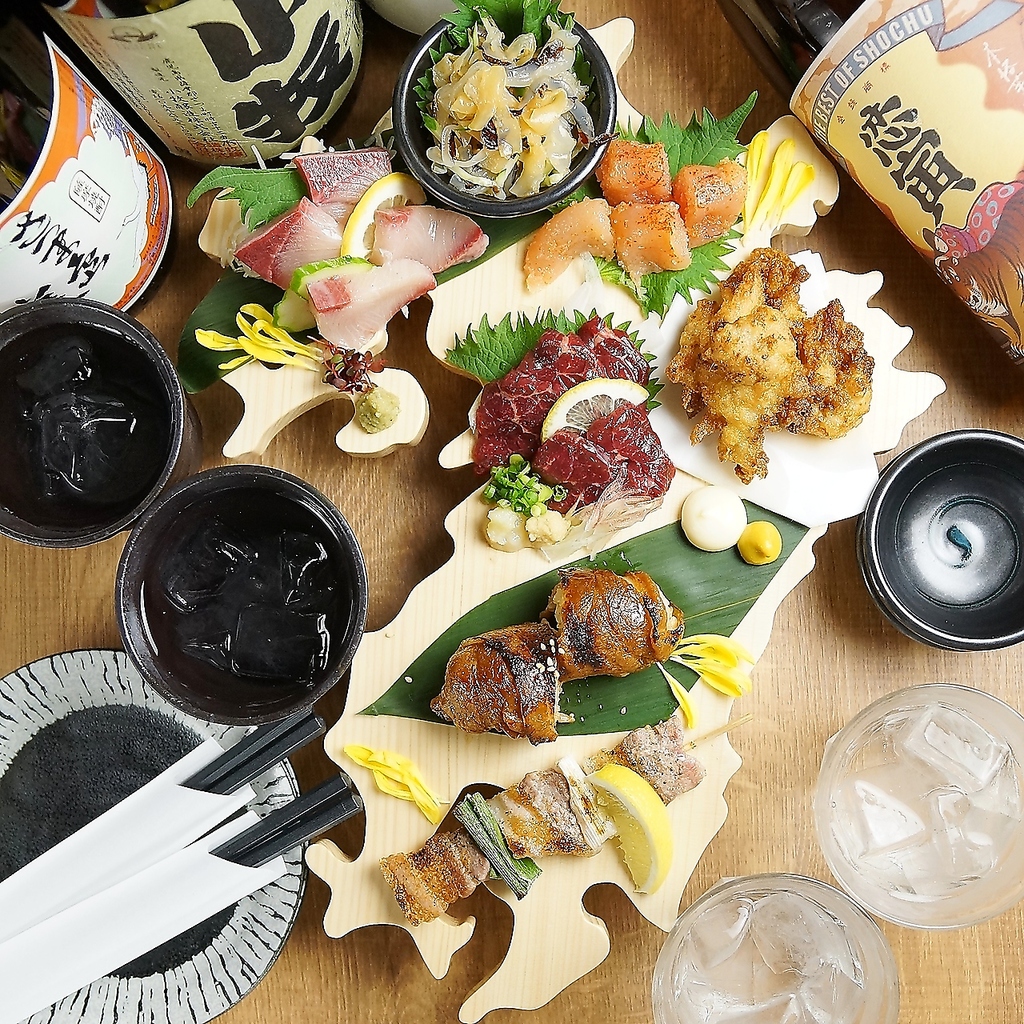 人気の九州各地の名物料理の盛り合わせ！「九州盛り」