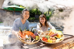 別府温泉伝統料理【肉肉or海鮮地獄蒸し】