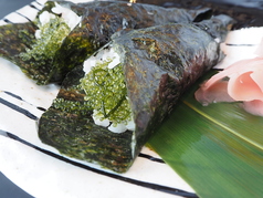 限定手巻きの海ブドウ寿司（2個）