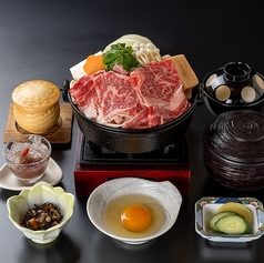 県産黒毛和牛すき焼き御膳