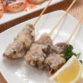 料理メニュー写真&nbsp;砂ぎも串揚げ 3本