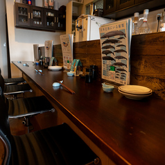 居心地良いカウンター席