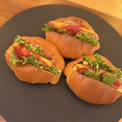 ミニホットドッグ3個