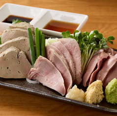 肉刺3種盛り（低温調理 豚レバー・ハツ・タン）