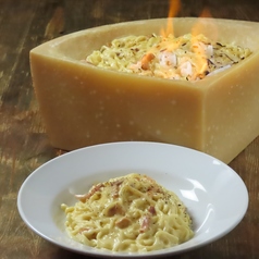 炎えるカルボナーラ