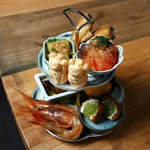 居心地のいい店内で味わう炉端・海鮮